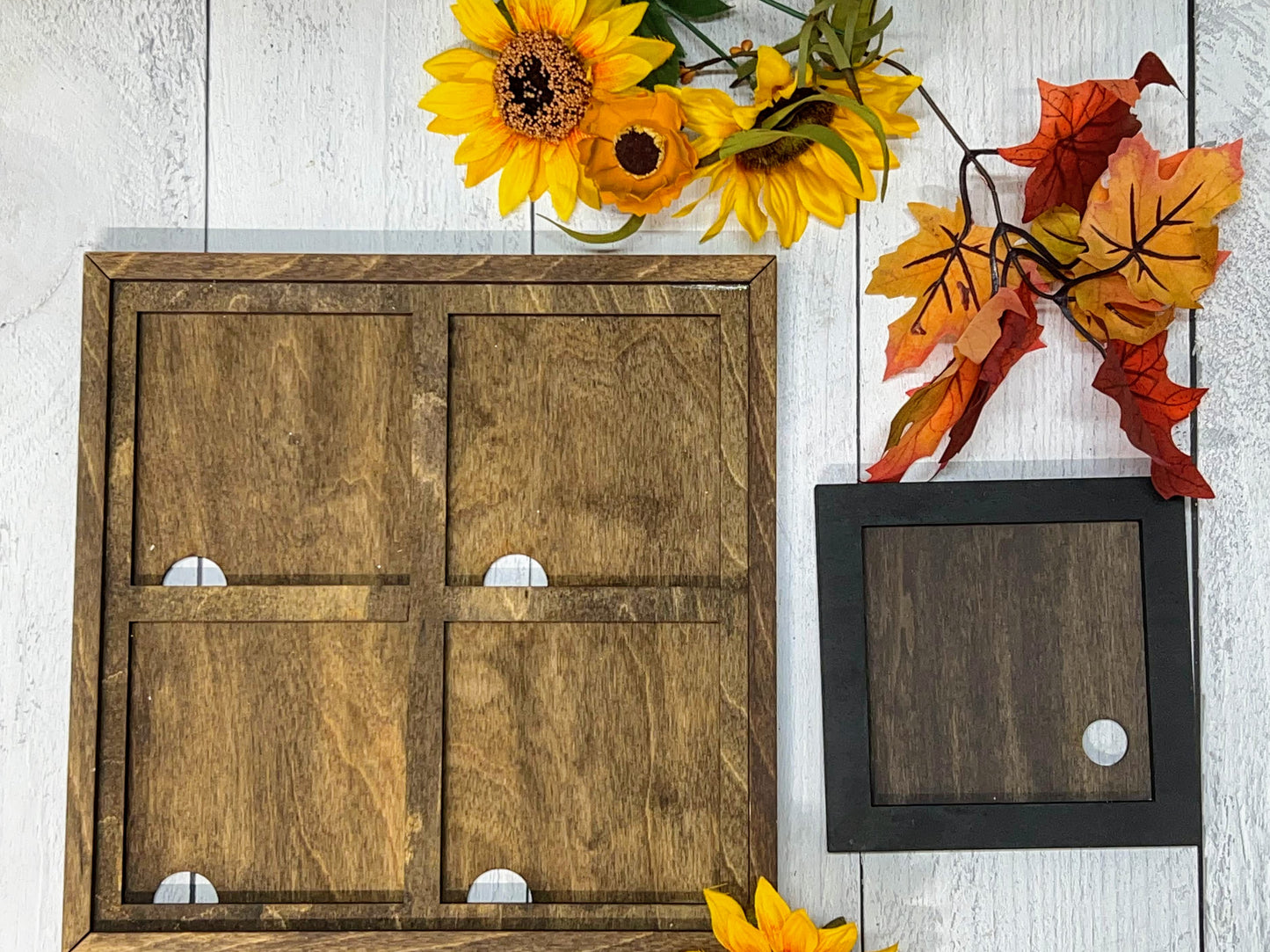 Wood Blanks 4 Square Interchangeable Frame