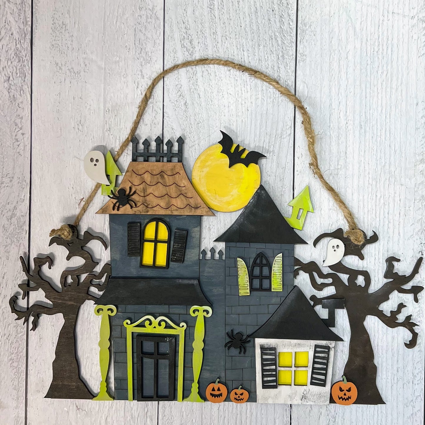 Haunted House Door Hanger