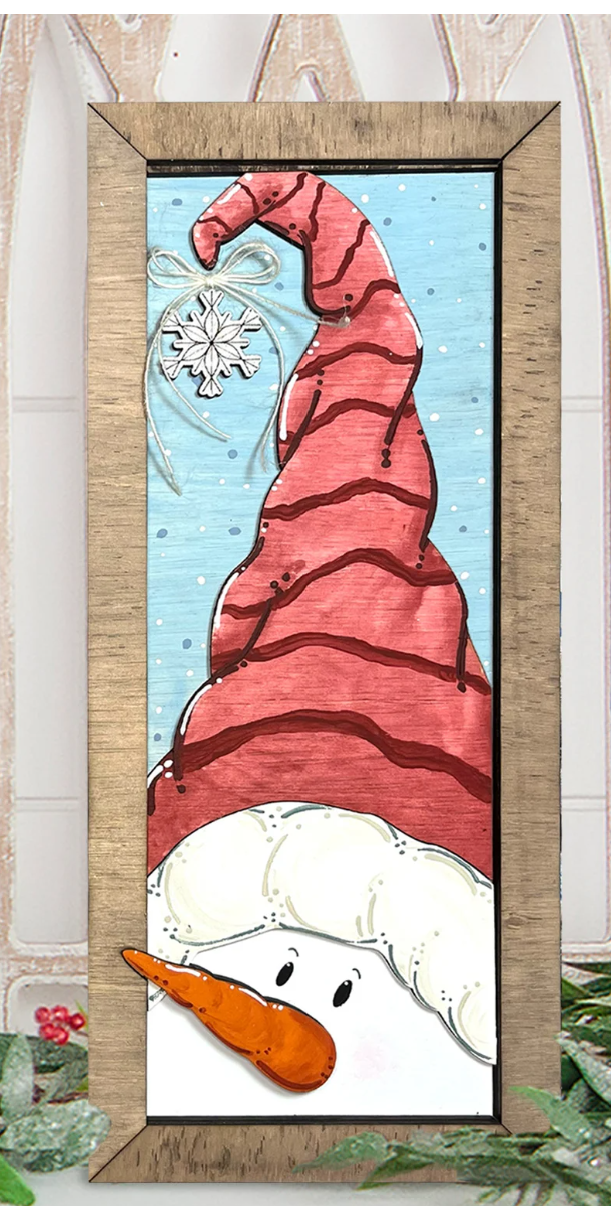 Snowman And Snowflake