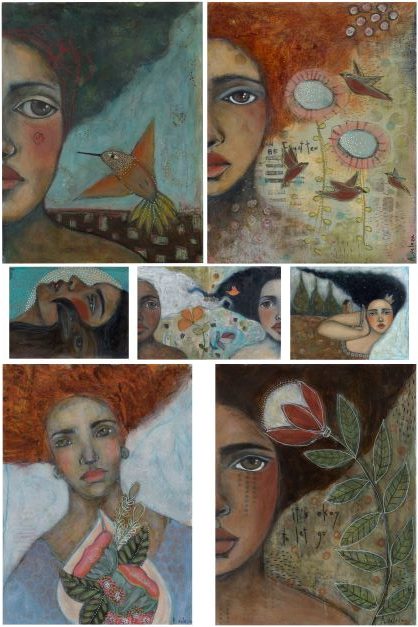 Adriana’s Girls Decoupage Paper by Adriana Veloza