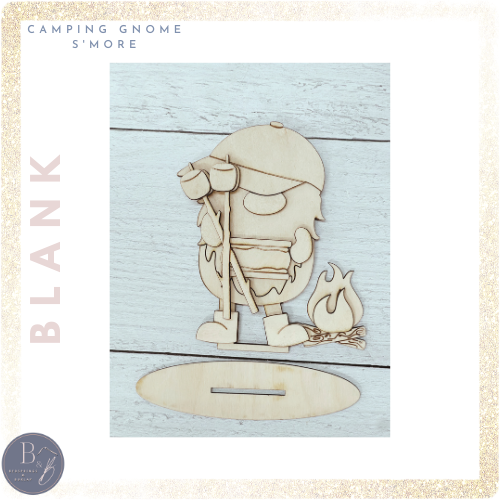 Camping Standing Gnome Blanks