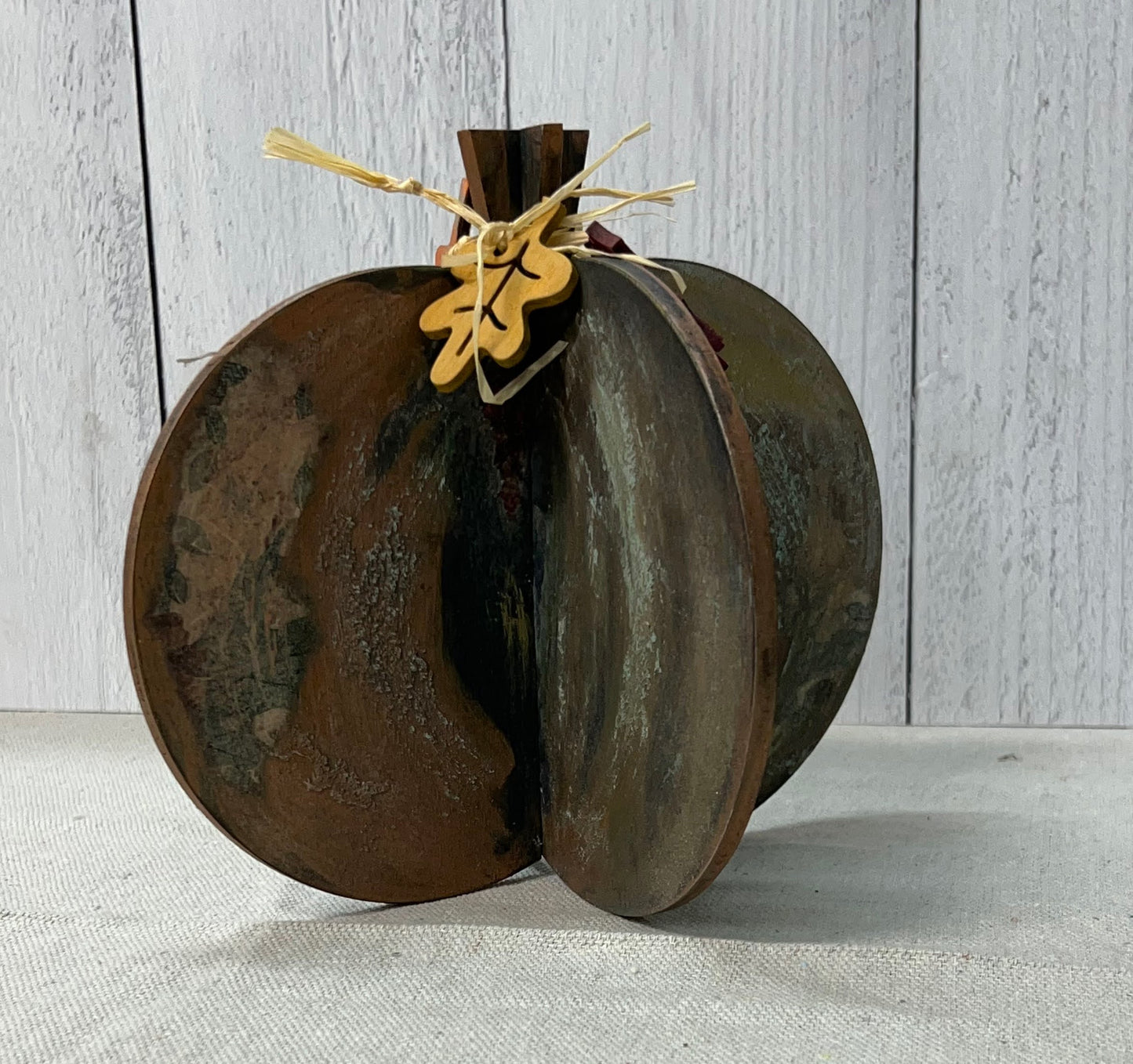 Creating Crusty Goodness on 3D Standing Pumpkins Using Mixed Media!