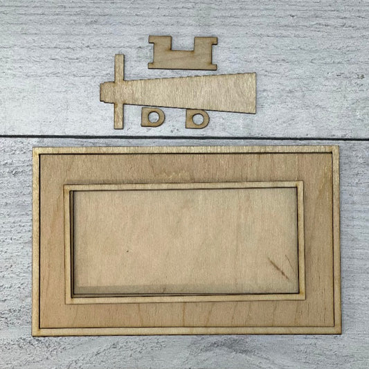 Wood Blanks Mini Rectangle Frame