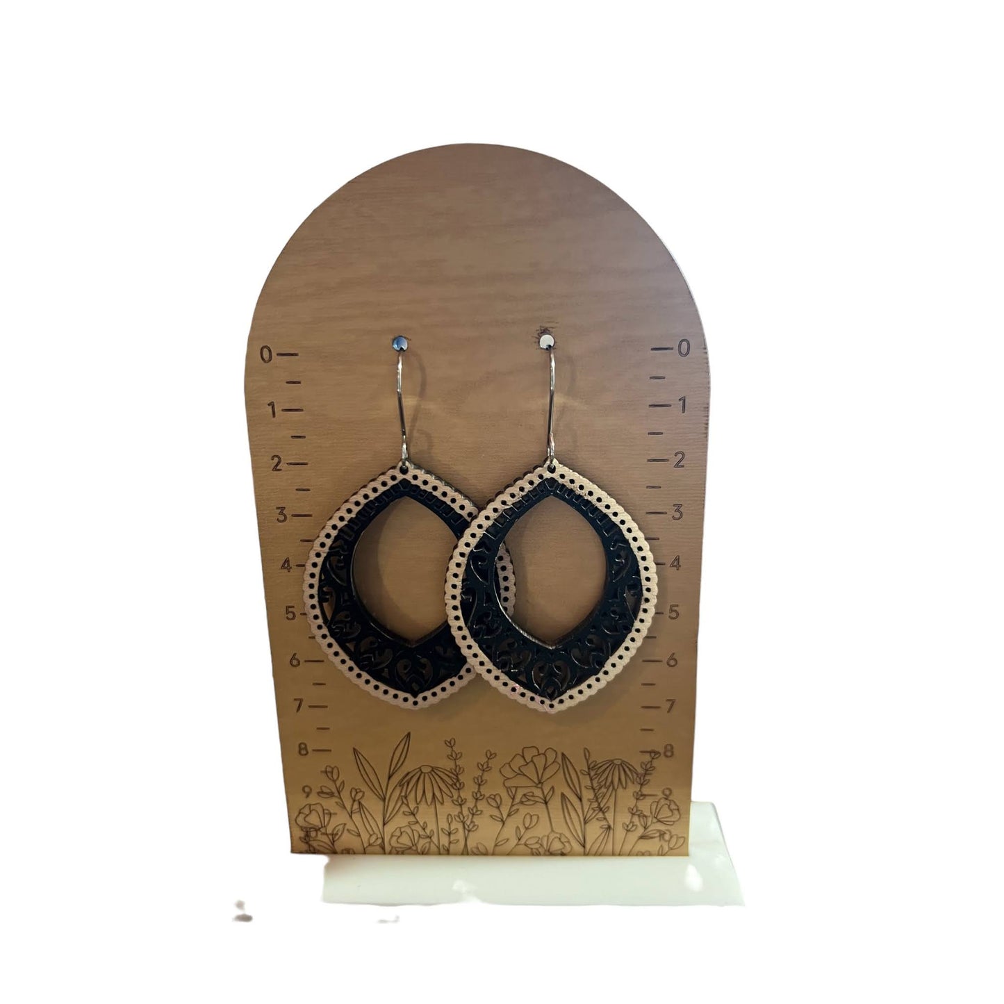 Light Wood With Black Accents