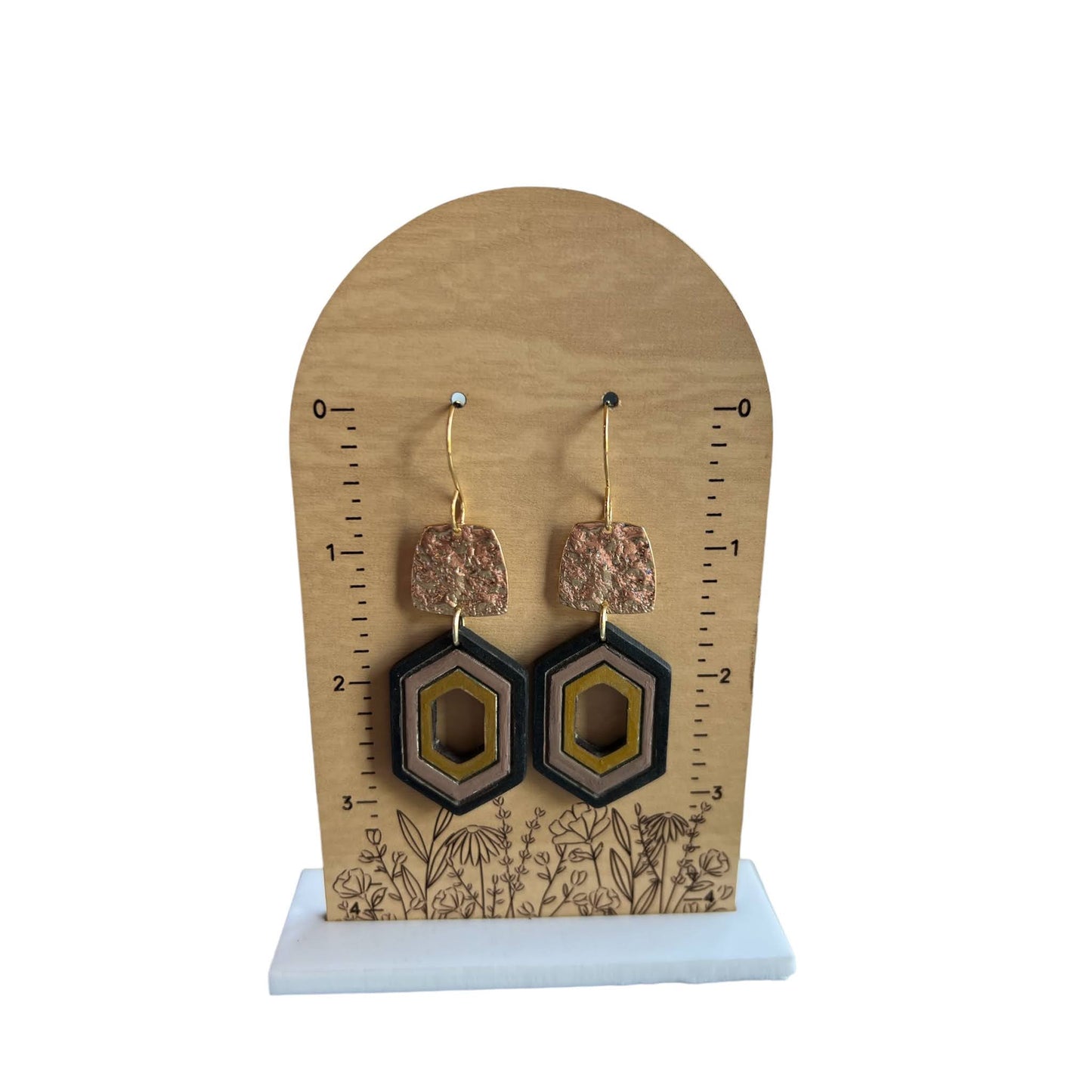 Black And Gold Dangles