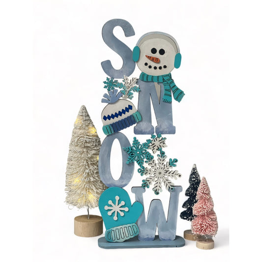 Standing Snow Sign