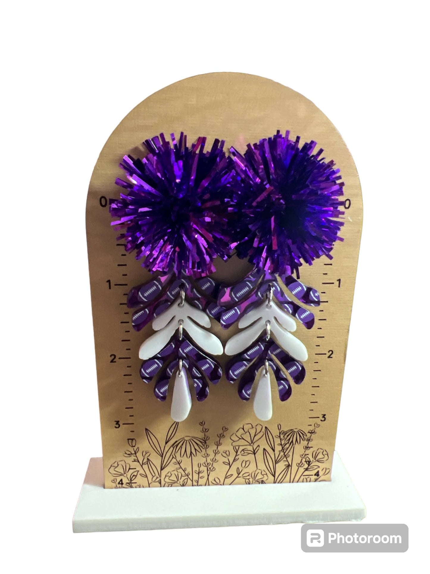 KSU Acrylic Earrings