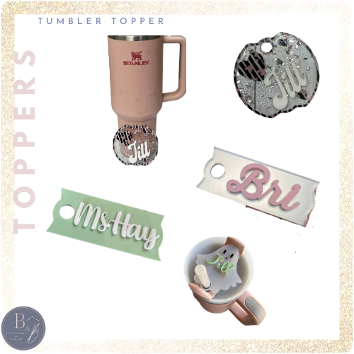 Tumbler Topper Personalized