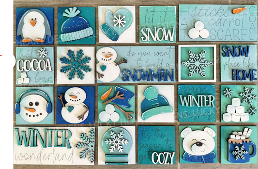 Mini Winter Cocoa Squares