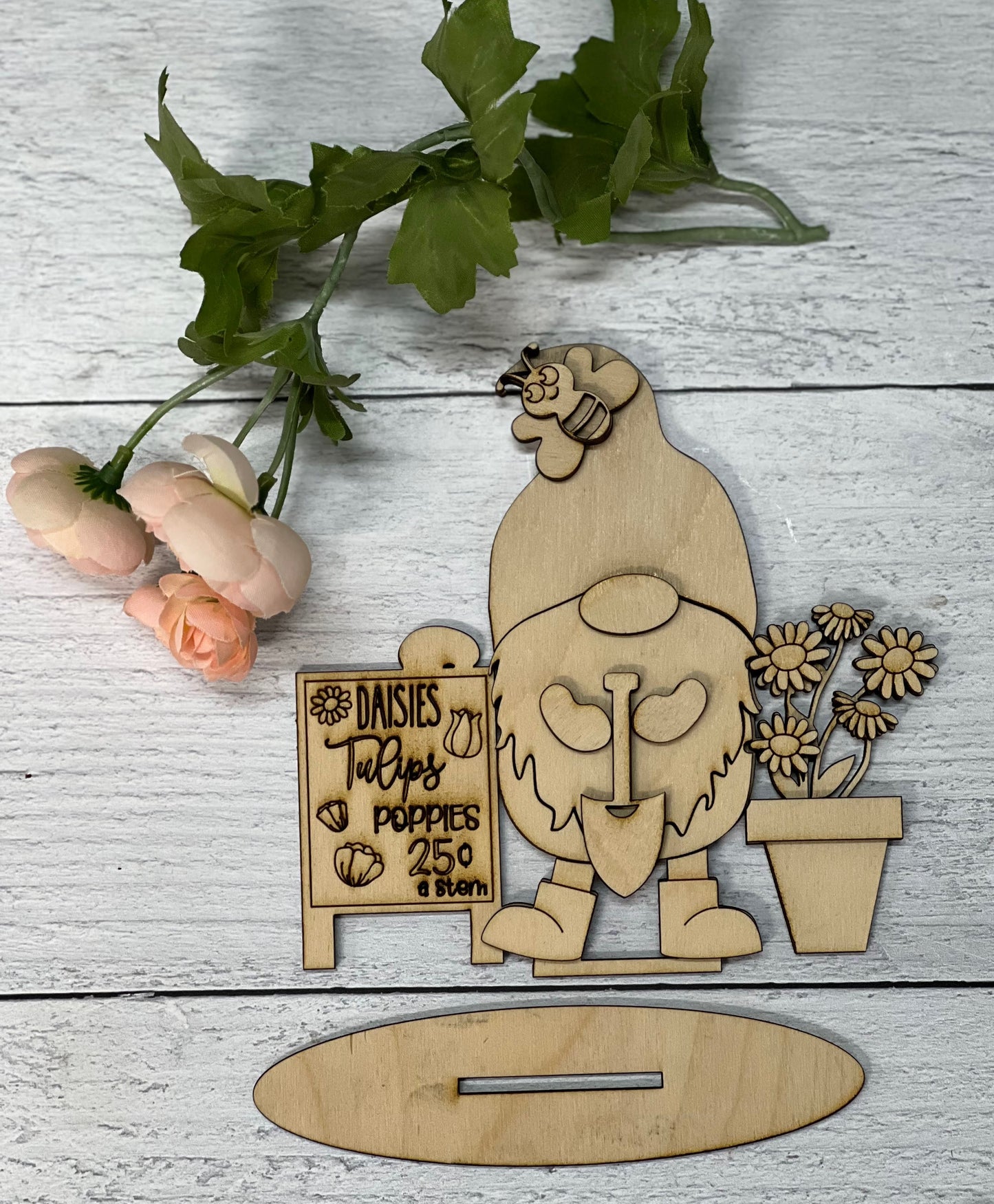 Wood Blanks Spring Standing Gnome Blanks