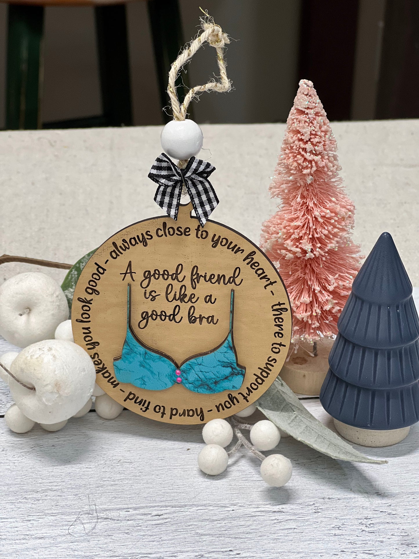 Christmas Ornament Supporting Friend