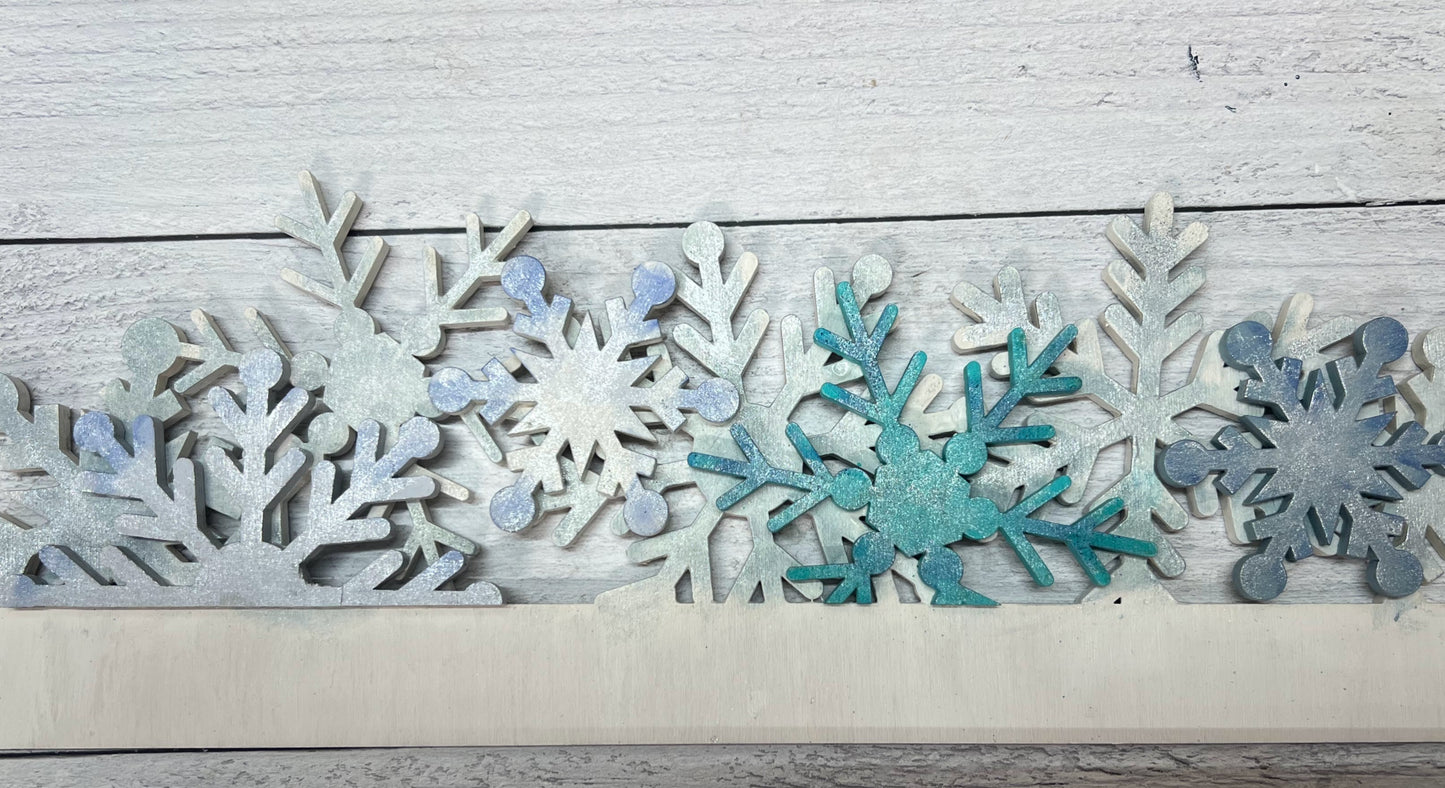 Scalloped Interchangeable Seasonal INSERT for Door